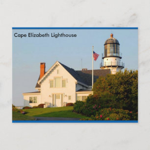 Cape Elizabeth Lighthouse Vykort