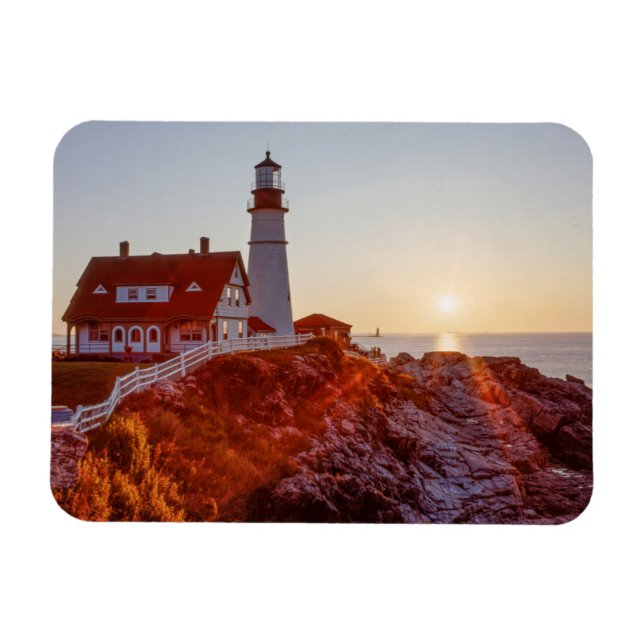Cape Elizabeth Maine Magnet (Horisontell)