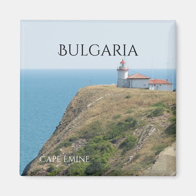 Cape Emine. Bulgarien Magnet (Framsidan)