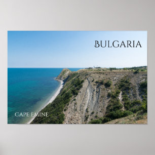 Cape Emine. Bulgarien Poster