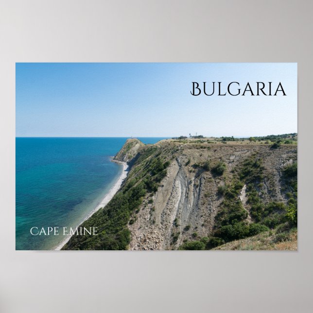 Cape Emine. Bulgarien Poster (Framsidan)
