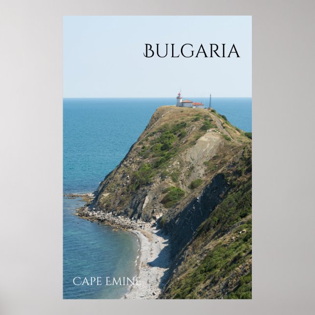 Cape Emine. Bulgarien Poster (Framsidan)