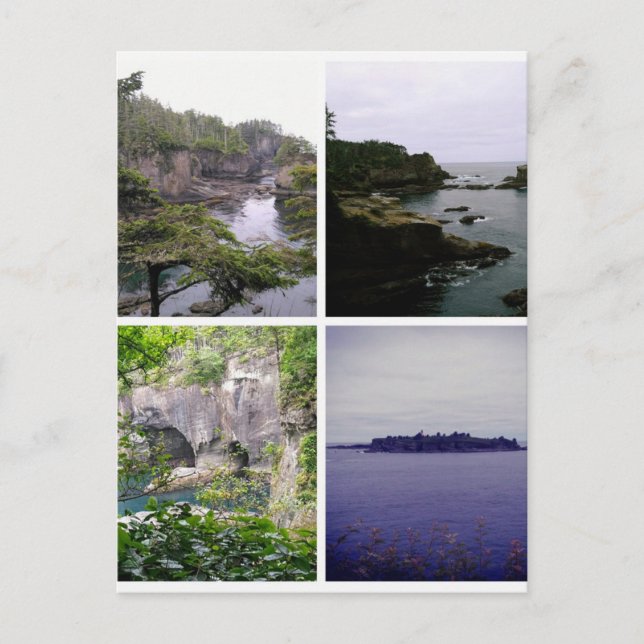 Cape Flattery-kollage Vykort (Framsida)