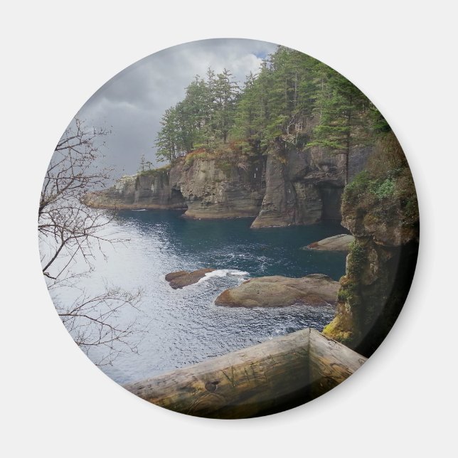 Cape Flattery Olympic nationalpark Magnet (Framsidan)