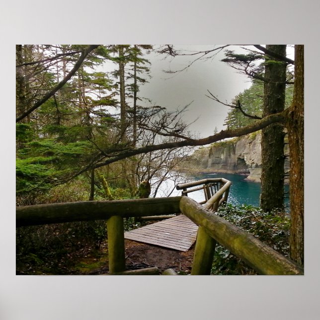 Cape Flattery Olympic Peninsula - Washington Poster (Framsidan)