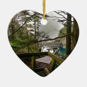 Cape Flattery Trail Olympic Peninsula Julgransprydnad Keramik