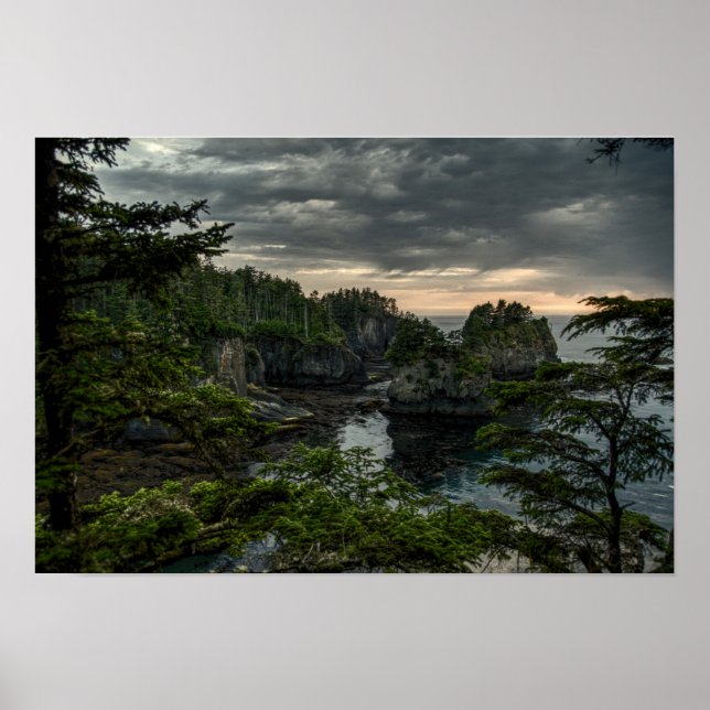 Cape Flattery, Washington State Poster (Framsidan)