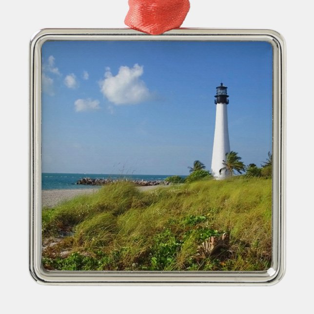 Cape Florida Lighthouse Julgransprydnad Metall (Framsidan)