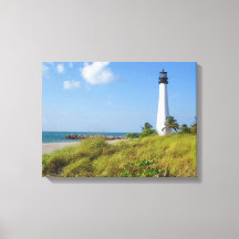Cape Florida Lighthouse-Kanvastrycket