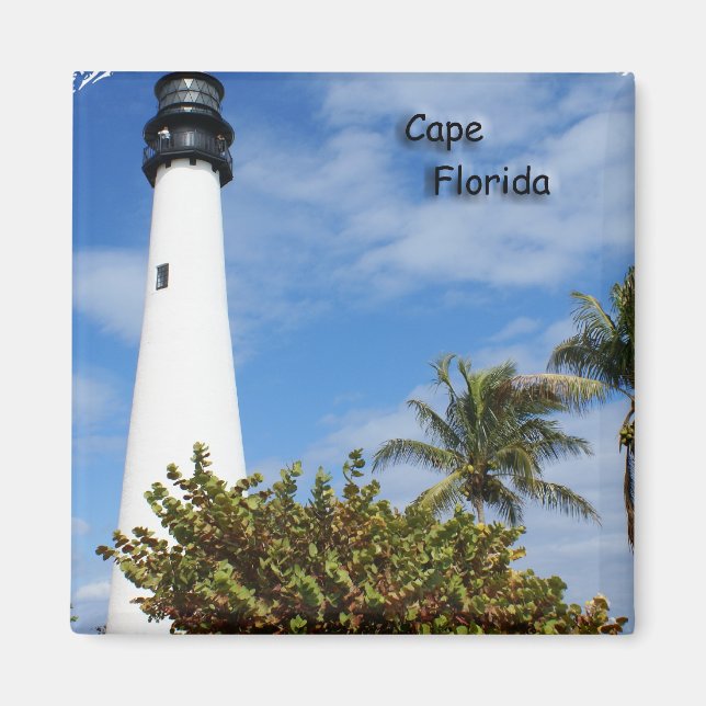 Cape Florida Lighthouse Magnet (Framsidan)
