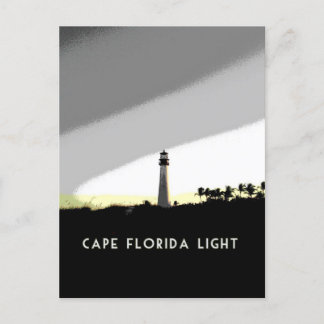 Cape Florida Lighthouse Poster Vykort