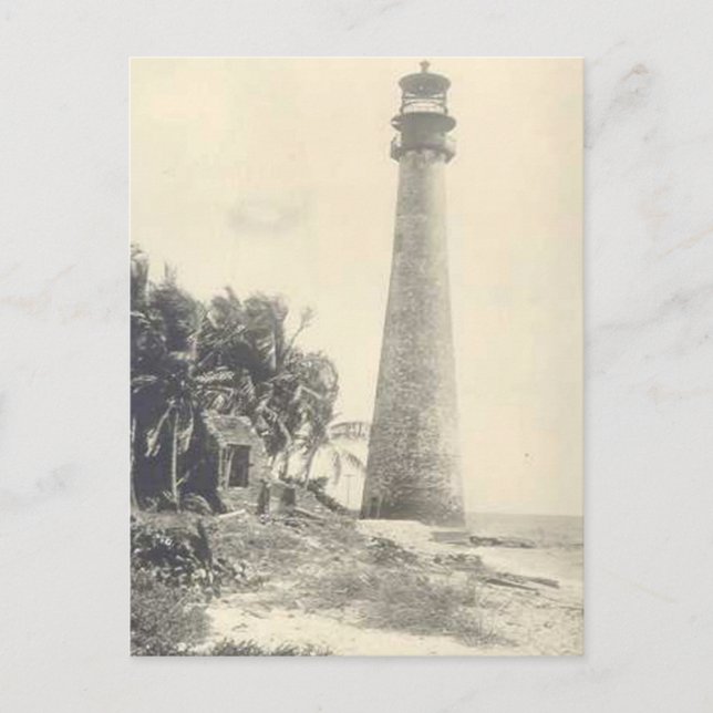Cape Florida Lighthouse Vykort (Framsida)