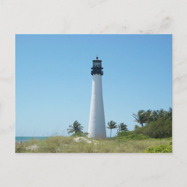 Cape Florida Lighthouse Vykort (Framsida)