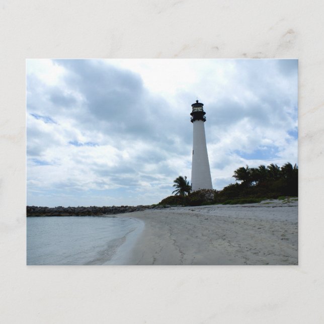 Cape Florida Lighthouse Vykort (Framsida)