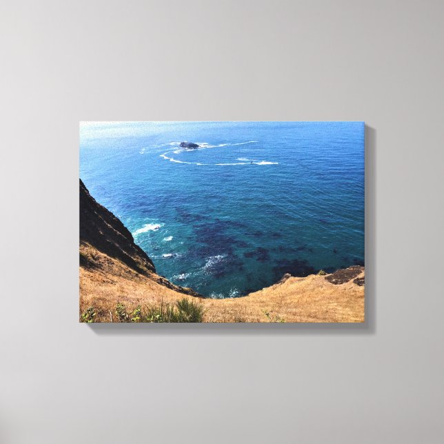 Cape Foulweather, Newport, Oregon Canvastryck (Framsida)
