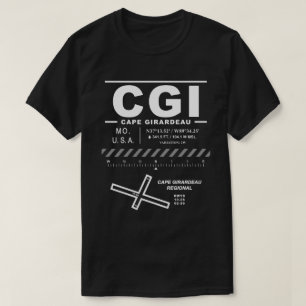 Cape Girardeau Regional Airport CGI USAA T Shirt