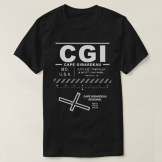 Cape Girardeau Regional Airport CGI USAA T Shirt