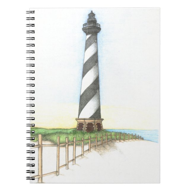 Cape Hatteras fyr Anteckningsbok (Framsidan)