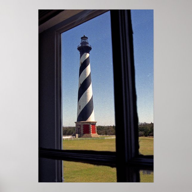 Cape Hatteras fyr Poster (Framsidan)