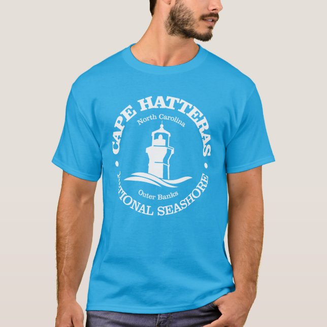 Cape Hatteras (fyr) T Shirt (Framsida)