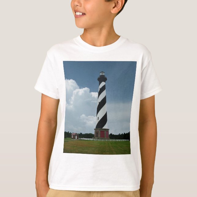 Cape Hatteras fyr Tee Shirt (Framsida)