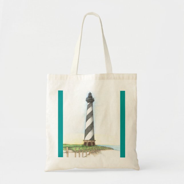 Cape Hatteras fyr Totebag Tygkasse (Framsidan)