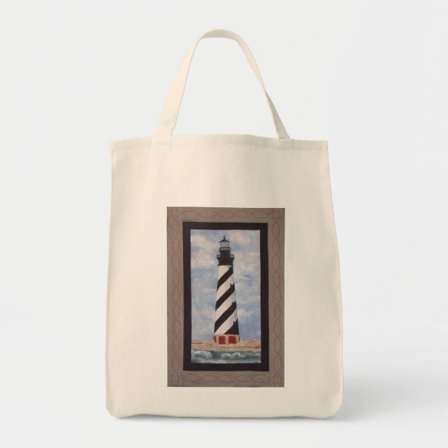Cape Hatteras fyr Totebag Tygkasse (Framsidan)