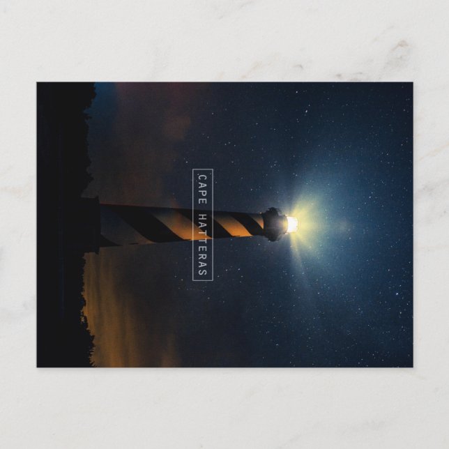 Cape Hatteras Light. Vykort (Framsida)