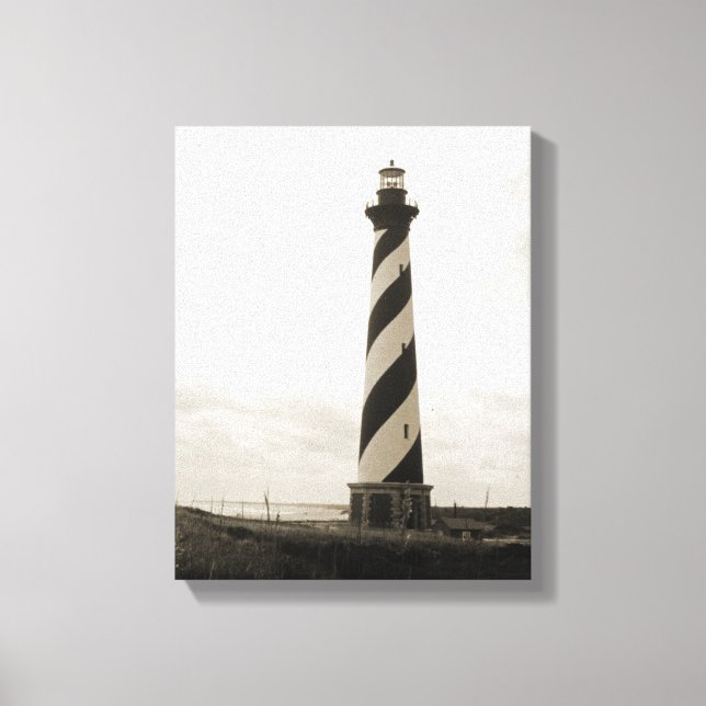 Cape Hatteras Lighthouse Canvastryck (Framsida)