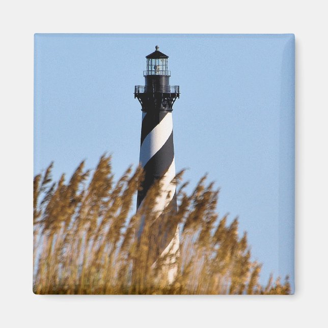 Cape Hatteras Lighthouse - Dune View Magnet (Framsidan)