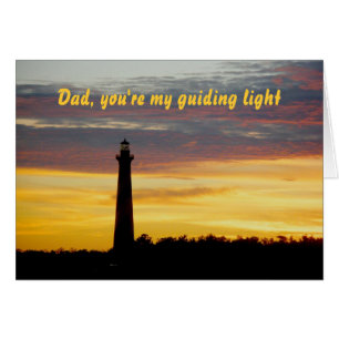 Cape Hatteras Lighthouse Fars dag Card Hälsningskort