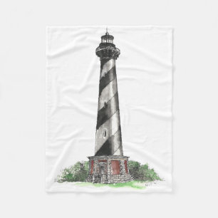 Cape Hatteras Lighthouse Fleecefilt