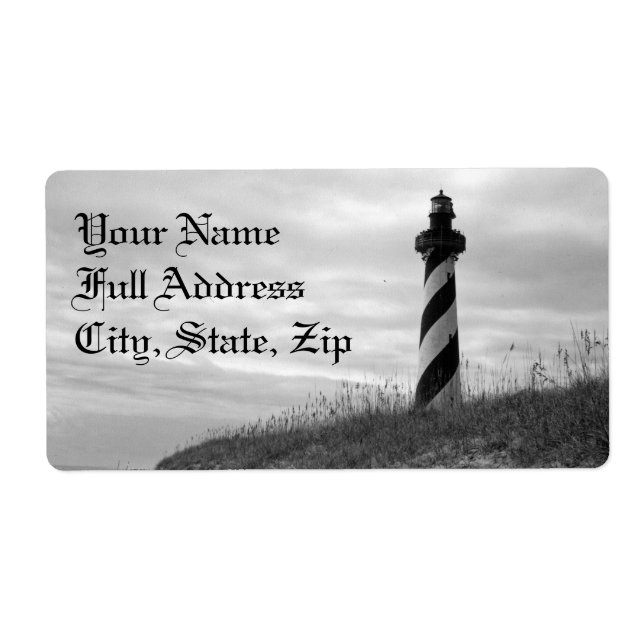 Cape Hatteras Lighthouse Fraktsedel (Framsidan)