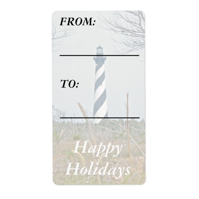 Cape Hatteras Lighthouse Glad helg Fraktsedel (Framsidan)