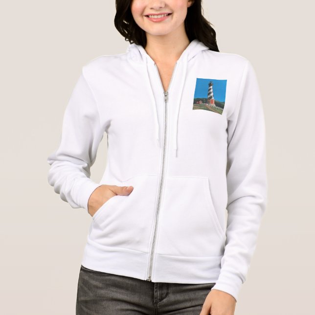 Cape Hatteras Lighthouse Hoodie Tröja (Framsida)