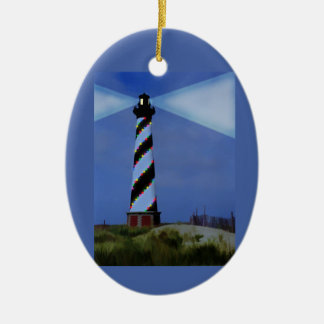 CApe Hatteras Lighthouse Julgransprydnad Keramik