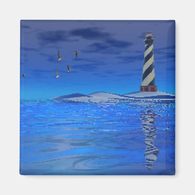 Cape Hatteras Lighthouse Magnet (Framsidan)