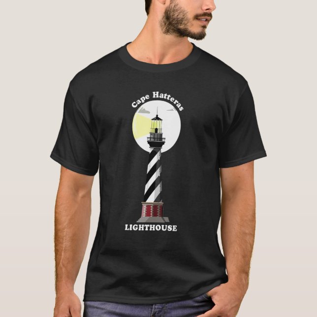 Cape Hatteras Lighthouse North Carolina 1 T Shirt (Framsida)