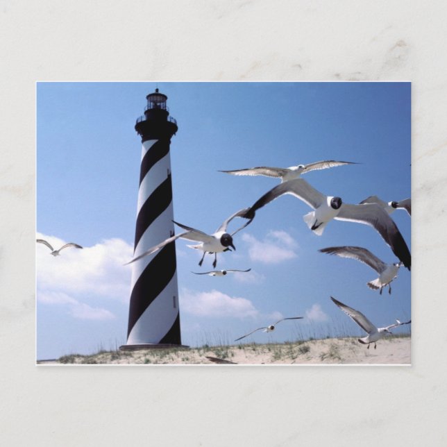Cape Hatteras Lighthouse North Carolina fythouse Vykort (Framsida)