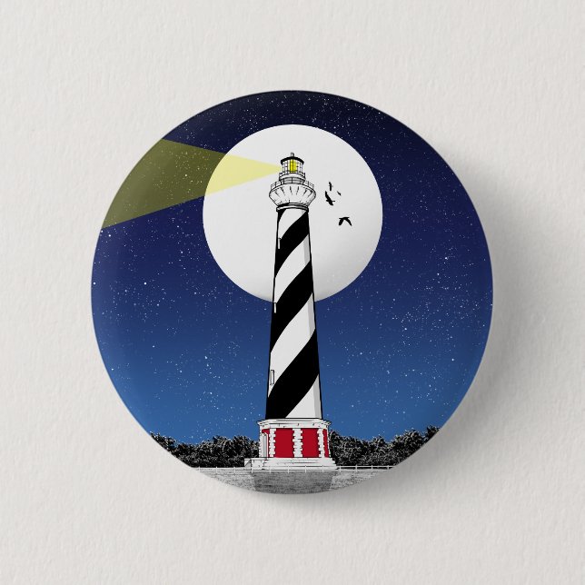 Cape Hatteras Lighthouse North Carolina Knapp (Framsida)