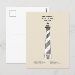 Cape Hatteras Lighthouse - North Carolina - SBD Vykort