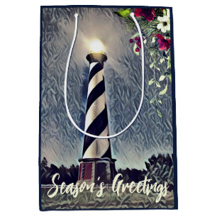 Cape Hatteras Lighthouse OBX Säsongens hälsningar