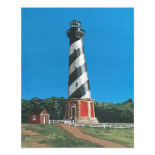 Cape Hatteras Lighthouse på Photo Papper Fototryck
