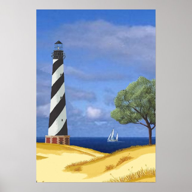 Cape Hatteras Lighthouse Poster (Framsidan)