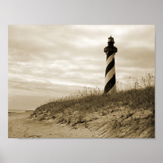 Cape Hatteras Lighthouse Poster (Framsidan)