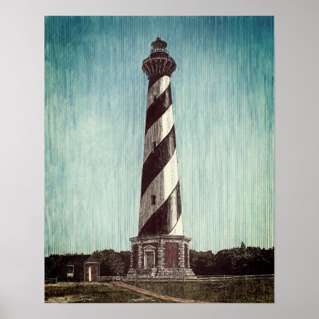 Cape Hatteras Lighthouse Poster (Framsidan)