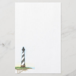 Cape Hatteras Lighthouse Stationery Brevpapper