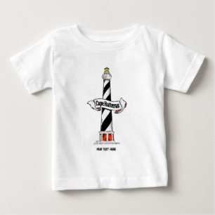Cape Hatteras Lighthouse, svart och vitt T Shirt