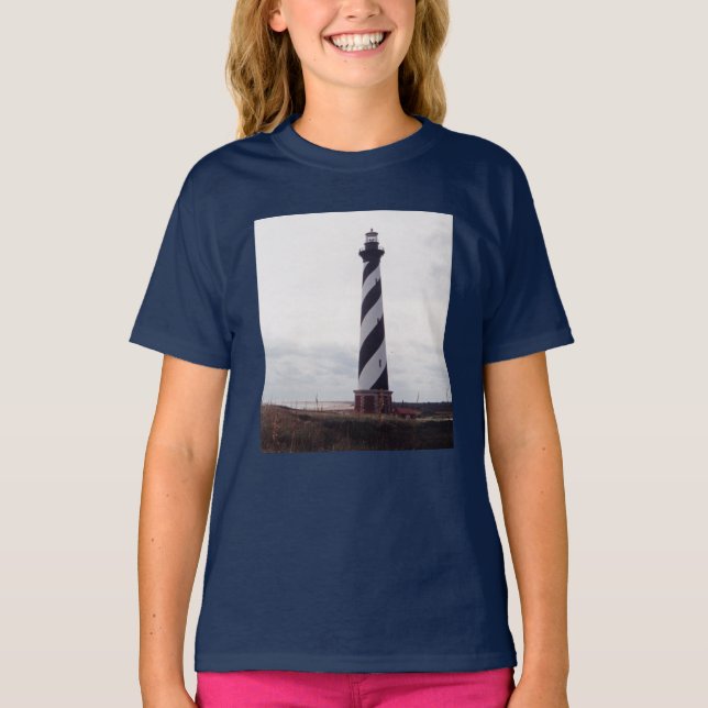 Cape Hatteras Lighthouse T Shirt (Framsida)