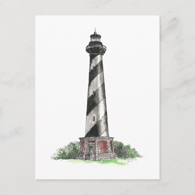 Cape Hatteras Lighthouse Vykort (Framsida)